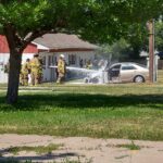 Chadron FD Responds To Car Fire