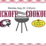 Kickoff Cookout Scheduled For Monday, August 29