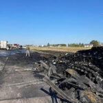 Fiery Crash Of Two Semis Near Burns, Wyo, Claims Two Lives