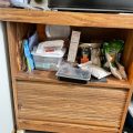 Microwave Cart and Dresser