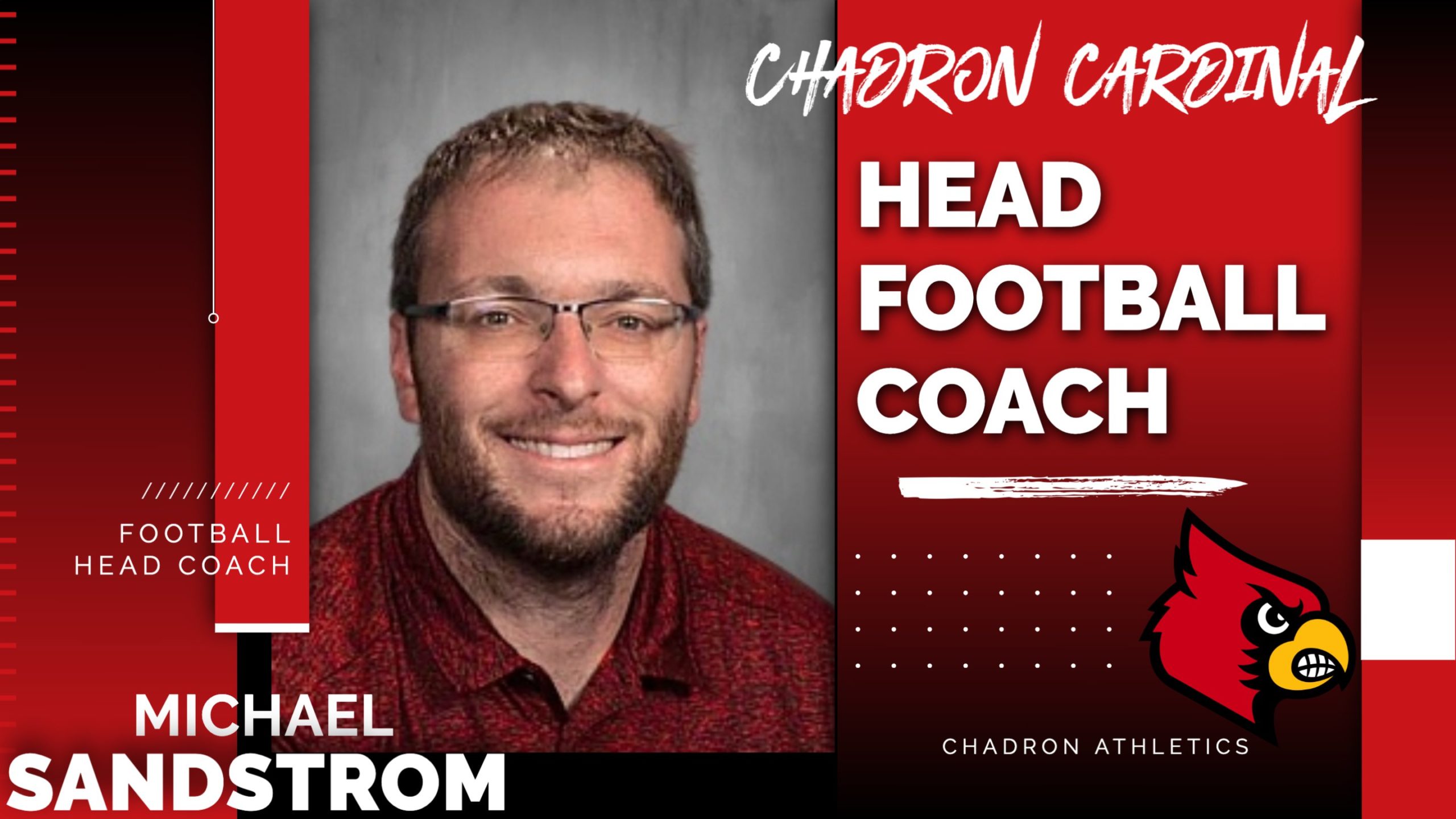 Sandstrom Takes Over Cardinal Football Program – Kcsr   Kbpy