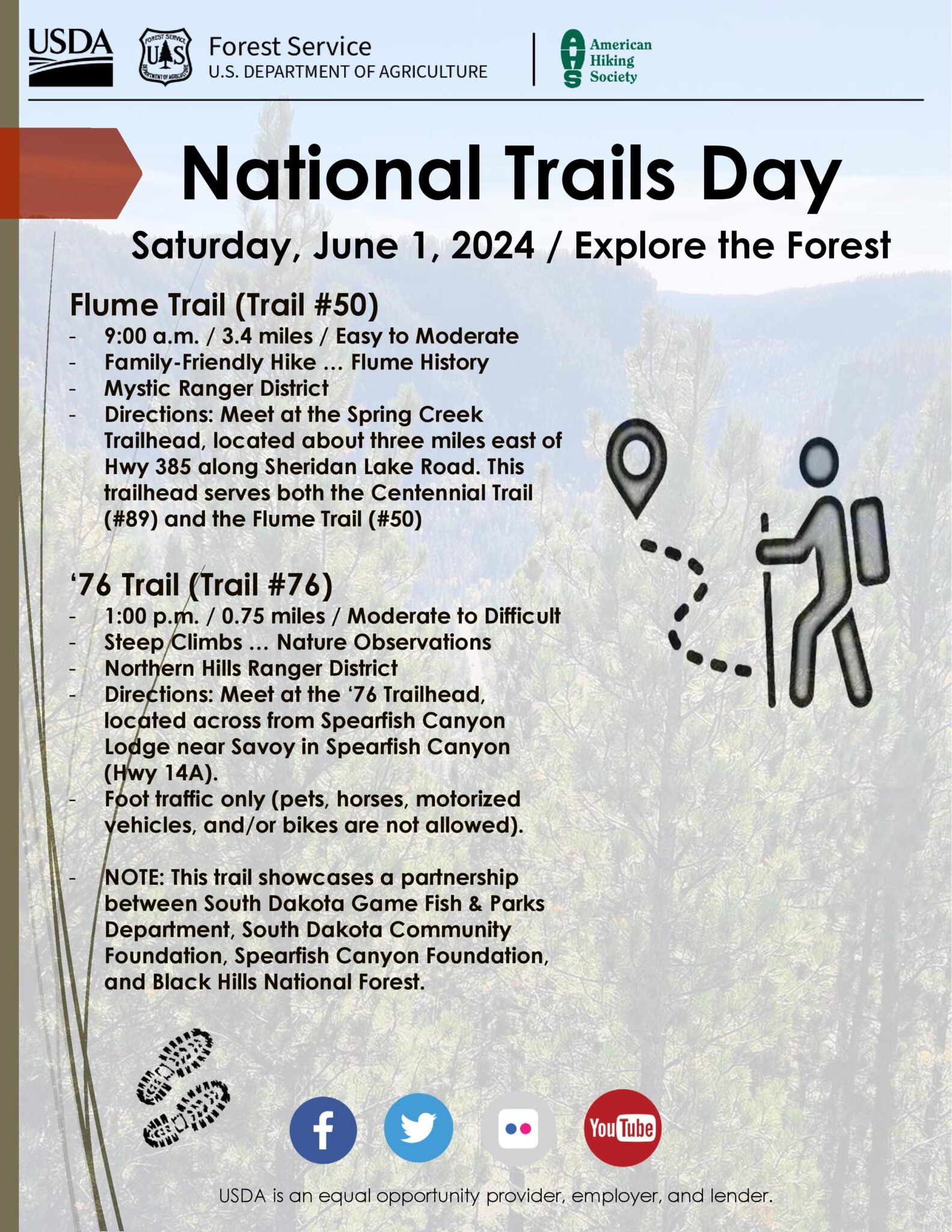 Guided Hikes Offered on the Black Hills National Forest in Celebration